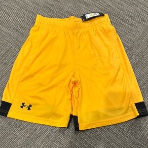 Under Armour Yellow Athletic Shorts